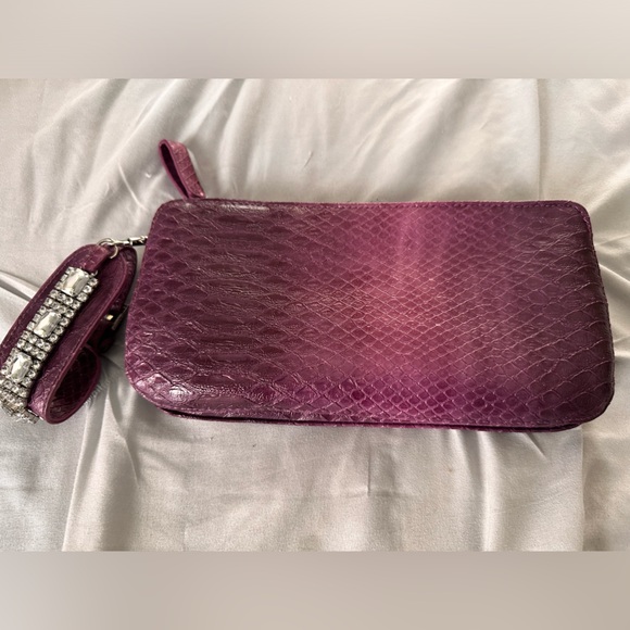Steve Madden Handbags - Steve Madden purple jeweled Wristlet